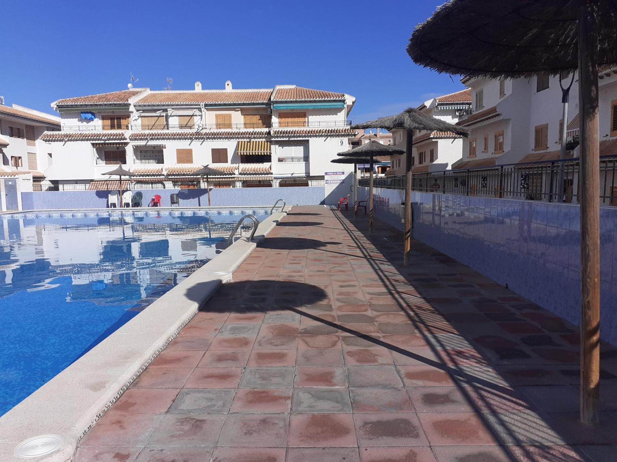 Apartamento Santa Pola, En Playa Del Tamarit Con Piscina. Exterior photo